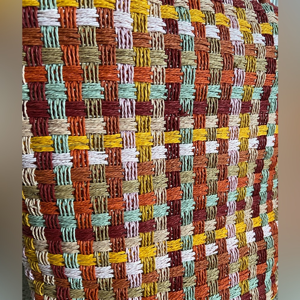 Zara Large Woven Beach Bag - Picture 7 of 8